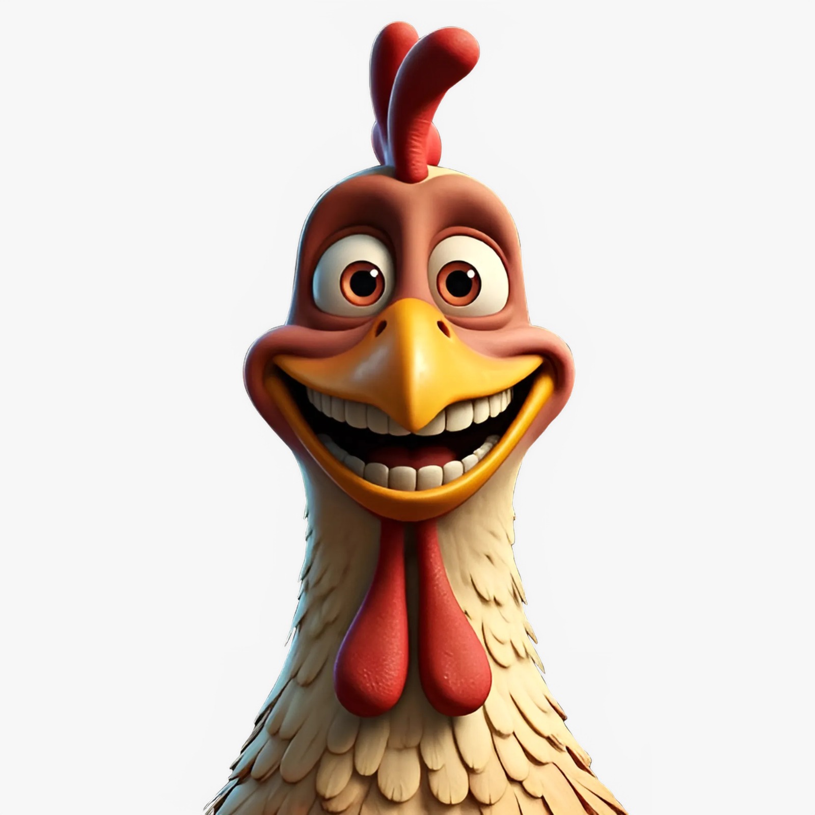 Galinha sorridente da AlerVeg